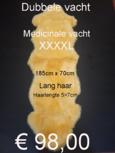 XXXXL Merino (Medicinale) LANGHAAR Schapenvacht DUBBELE Vacht € 98,00