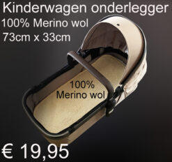 100% MERINO WOL WOLLEN 73cm x 33cm Kinderwagen onderlegger € 19,95